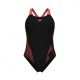 Arena Costume Piscina Lily Con Reggiseno Interno Nero Corallo Donna