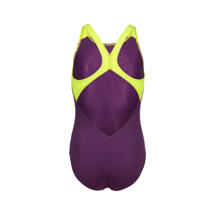 Arena Costume Piscina Bold Viola Lime Bambina