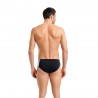 Arena Costume Piscina Slip Printed Splice Nero Bianco Uomo