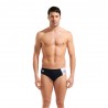 Arena Costume Piscina Slip Printed Splice Nero Bianco Uomo