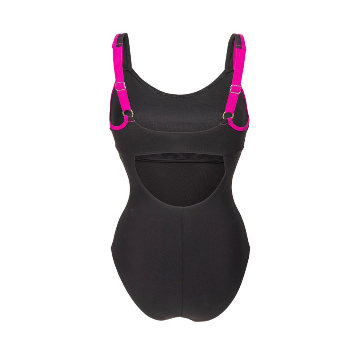 Arena Costume Piscina Supportato Ada Nero Bianco Donna