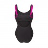 Arena Costume Piscina Supportato Ada Nero Bianco Donna