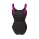 Arena Costume Piscina Supportato Ada Nero Bianco Donna