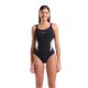 Arena Costume Piscina Supportato Ada Nero Bianco Donna
