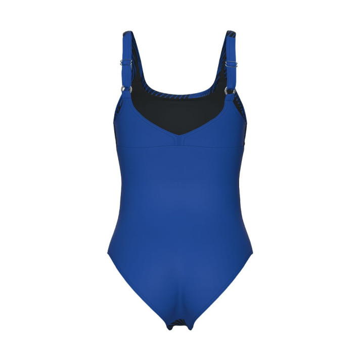 Arena Costume Piscina Supportato Ada Wing Back Blu Multi Donna