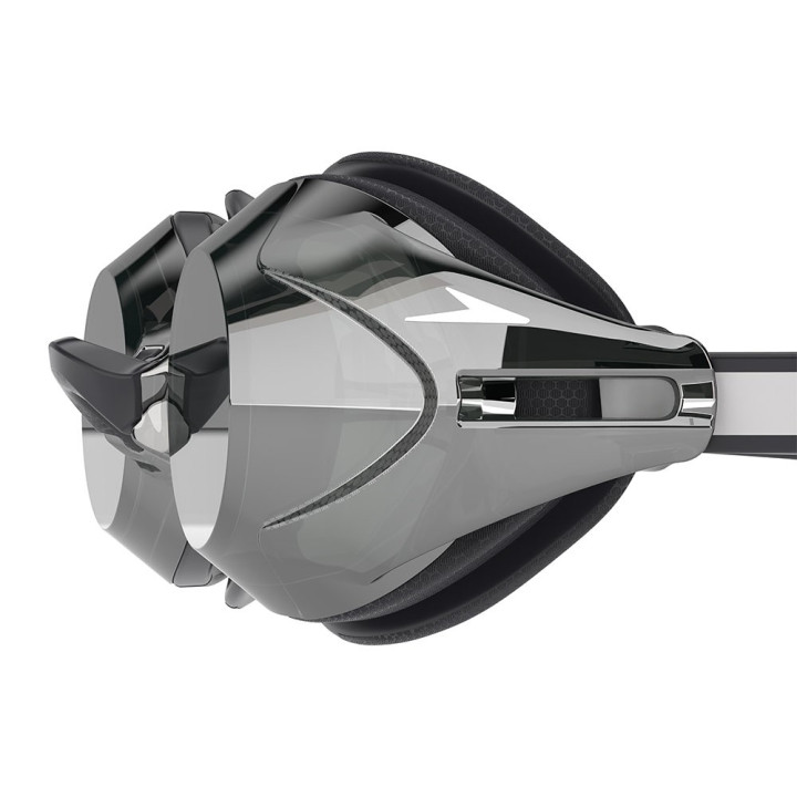 Speedo Occhialini Nuoto Sr Vanquisher 3.0 Mirror Smoke Nero Uomo