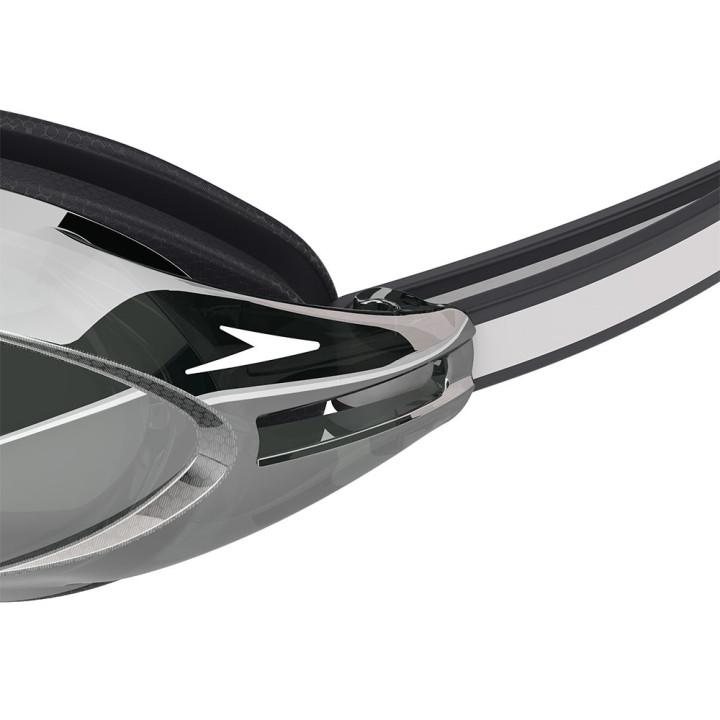 Speedo Occhialini Nuoto Sr Vanquisher 3.0 Mirror Smoke Nero Uomo