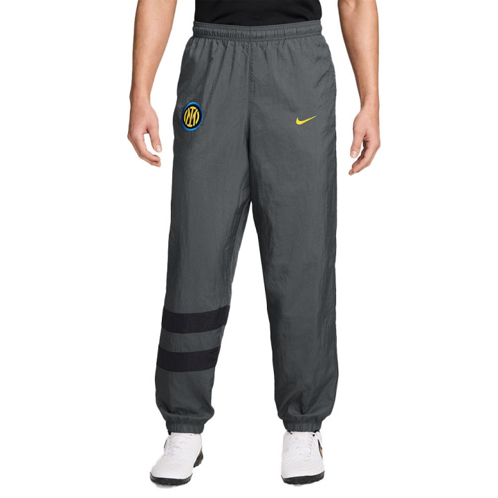 Nike Pantaloni Allenamento Calcio Inter Third 26 27 Grigio Giallo Uomo
