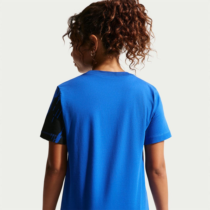 Nike Maglia Maniche Corte Inter Premier Blu Giallo Bambino