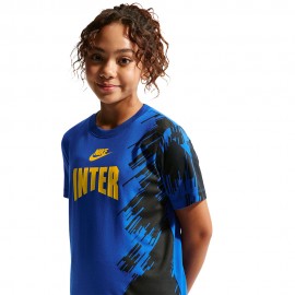 Maniche Corte Inter Premier blu giallo