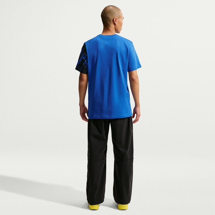 Nike Maglia Maniche Corte Inter Premier Blu Giallo Uomo
