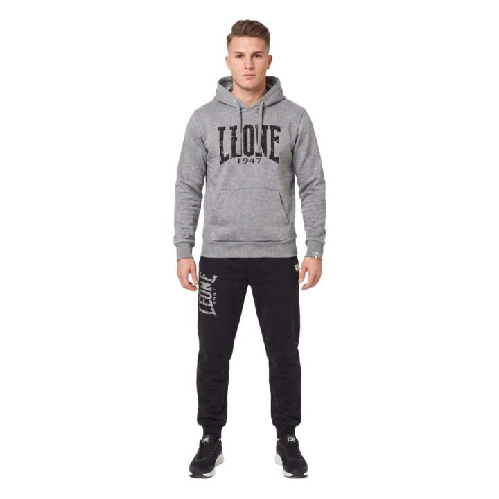 Leone Tuta Sportiva Big Logo Iconic Vintage Grigio Uomo