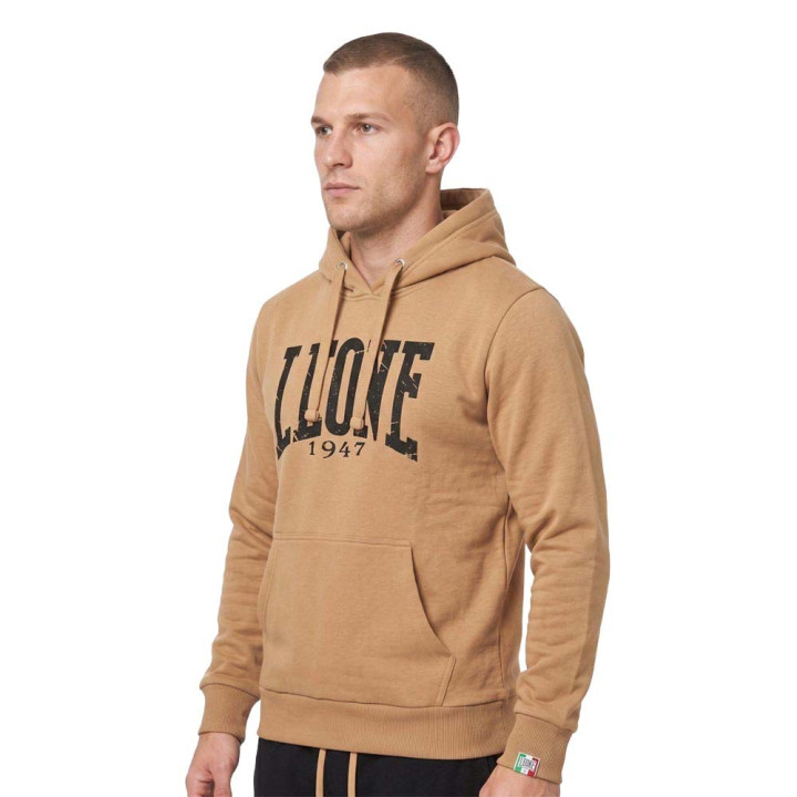 Leone Tuta Sportiva Big Logo Iconic Vintage Beige Uomo