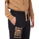 Leone Tuta Sportiva Big Logo Iconic Vintage Beige Uomo