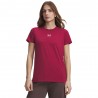 Under Armour T-Shirt Rival Core Bordeaux Donna