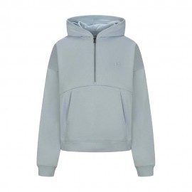 Under Armour Felpa Icon Mezza Ghl Grigio Donna