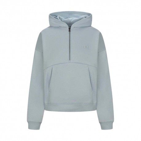 Under Armour Felpa Icon Mezza Ghl Grigio Donna S