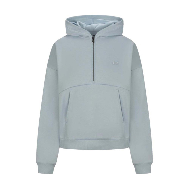 Under Armour Felpa Icon Mezza Ghl Grigio Donna
