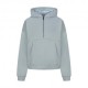 Under Armour Felpa Icon Mezza Ghl Grigio Donna