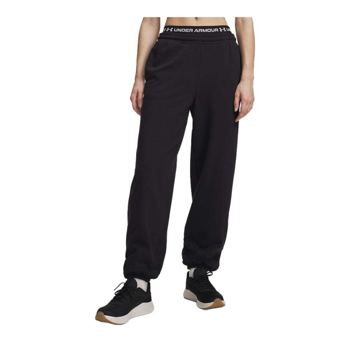 Under Armour Pantaloni Icon Flc Nero Donna