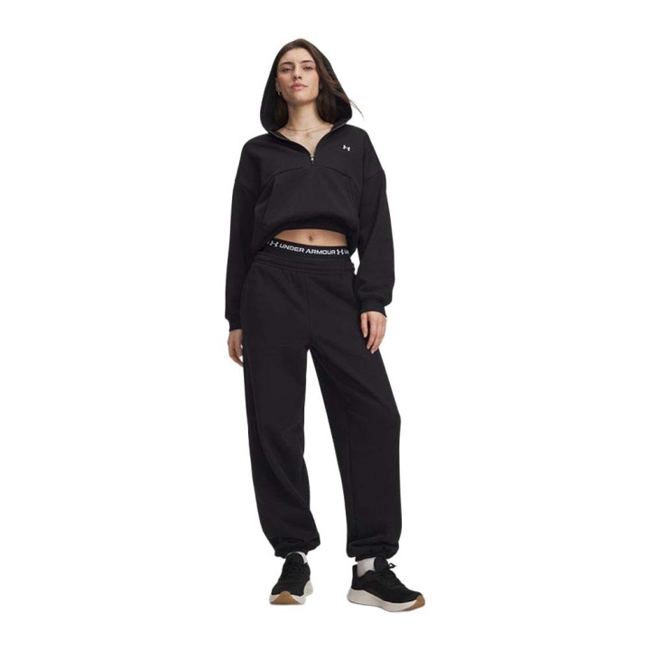 Under Armour Pantaloni Icon Flc Nero Donna