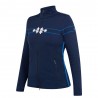 Newland Maglia Sci Bella Full Zip Navy Bianco Donna