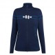 Newland Maglia Sci Bella Full Zip Navy Bianco Donna