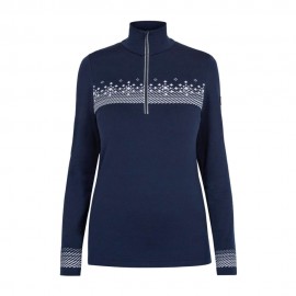 Collo Emmy navy bianco
