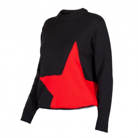 Newland Maglia Sci Lou Nero Red Donna