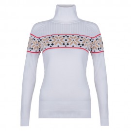 Turtleneck Henriette bianco Biscuit