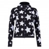 Newland Maglia Sci Pic Blanc Full Zip Nero Bianco Donna