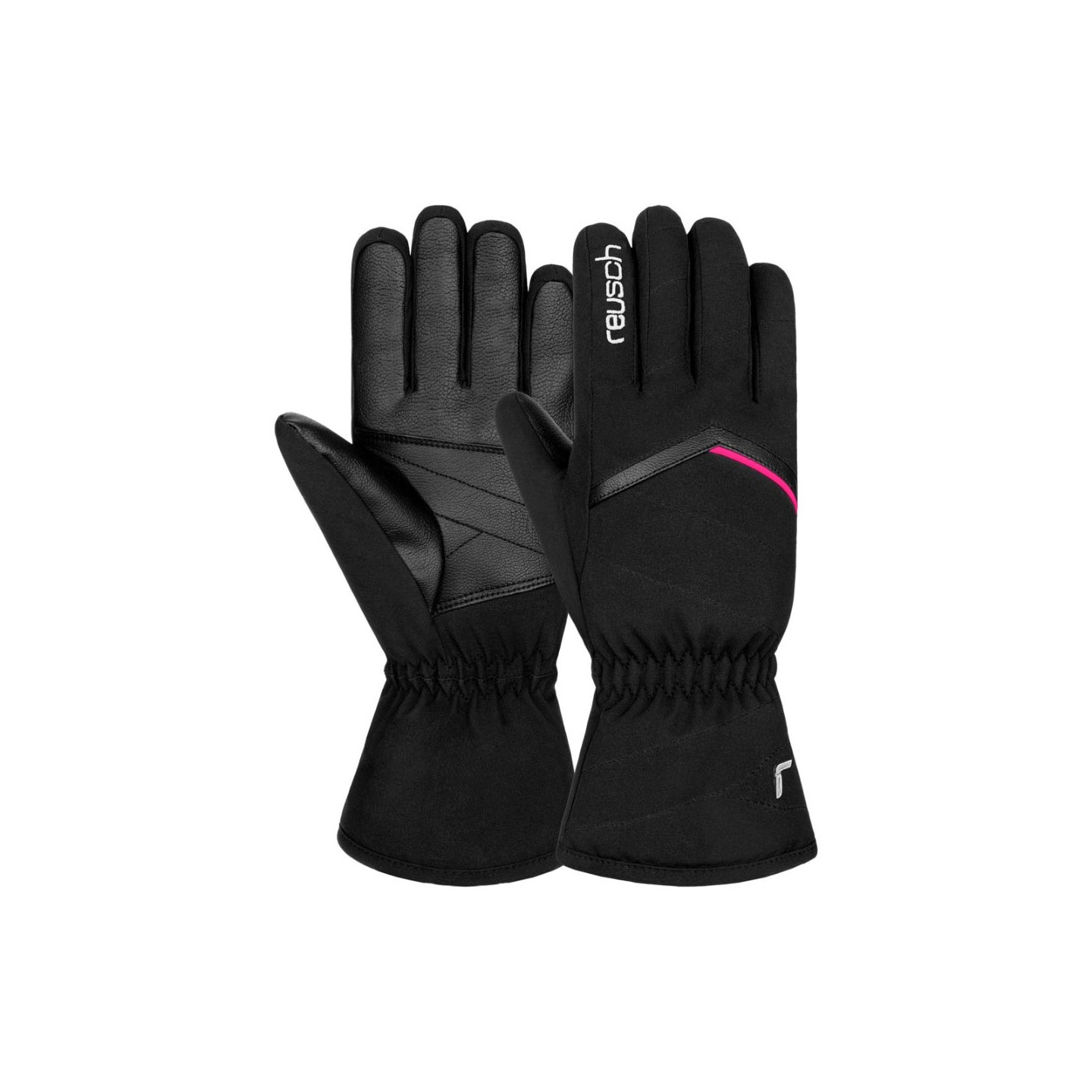 Reusch Donna Nero/Rosa/Bianco Guanti Da Sci, (7) - Immagine 2