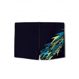 Speedo Costume Parigamba Medley Nero Lime Bambino