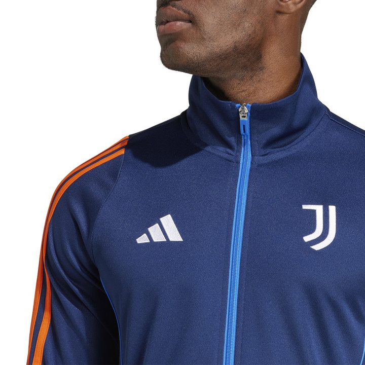 ADIDAS Tuta Calcio Juve Training Blu Arancio Uomo