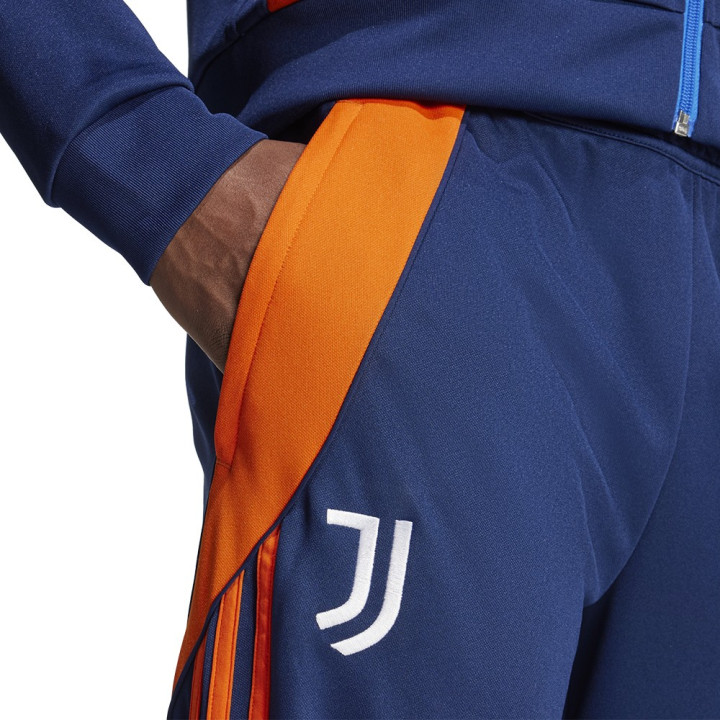 ADIDAS Tuta Calcio Juve Training Blu Arancio Uomo