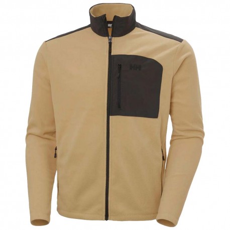 Helly Hansen Felpa in Pile Daybreaker Block Beige Uomo