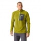 Helly Hansen Felpa In Pile Versalite 1 2 Zip Verde Uomo