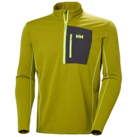 Helly Hansen Felpa In Pile Versalite 1 2 Zip Verde Uomo