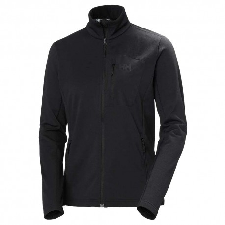 Helly Hansen Donna Noir Felpa Con Cappuccio Da Versalite - Immagine 2