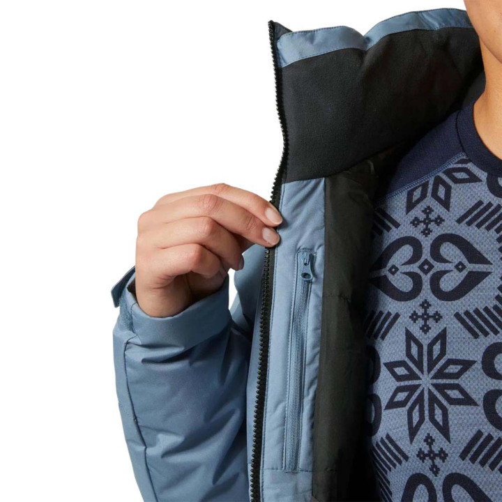 Helly Hansen Giacca Sci Puffy Race Azzurro Donna