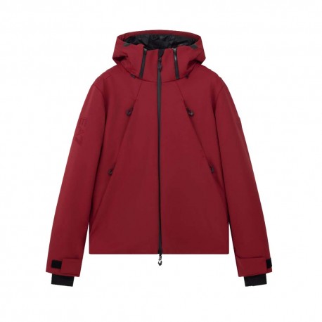 Ea7 Giacca Sci Ski Pure Soft Shell Bordeaux Uomo