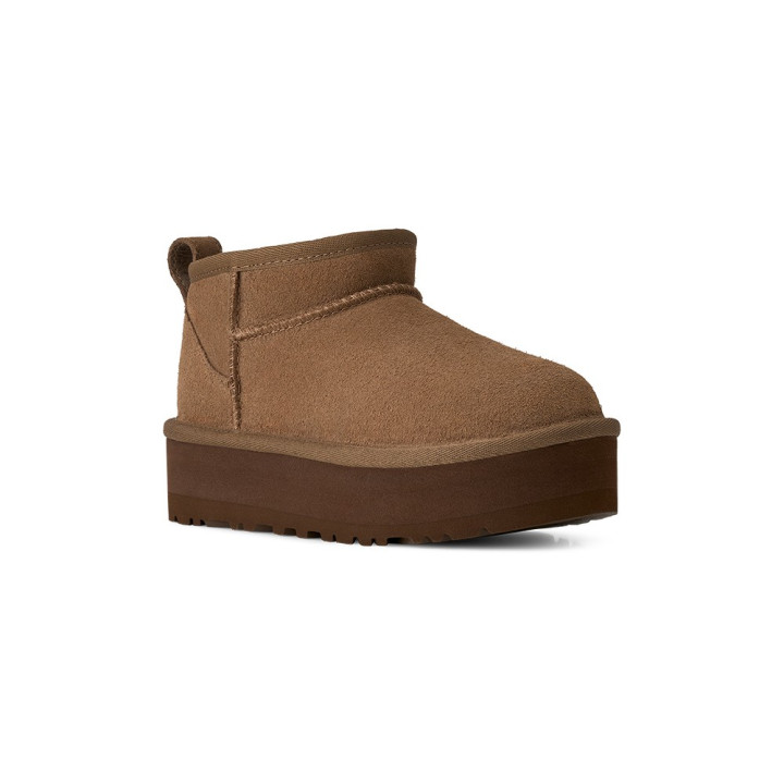 Ugg Classic Ultra Mini Platform Light Bronze - Stivaletti Bambina