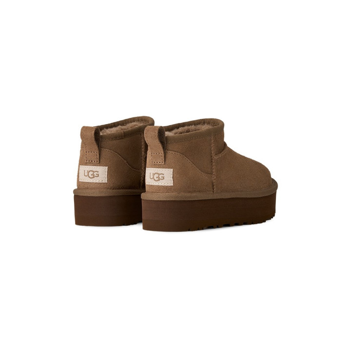 Ugg Classic Ultra Mini Platform Light Bronze - Stivaletti Bambina