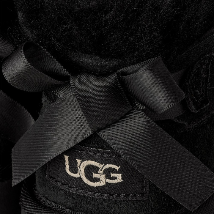 Ugg Ultra Mini Bailey Bow Nero - Stivaletti Bambina