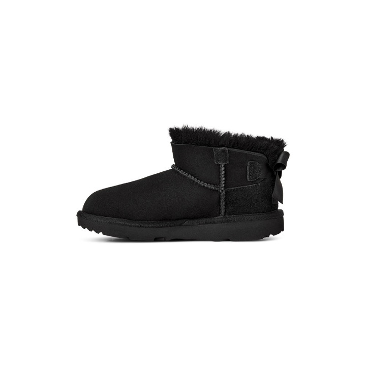 Ugg Ultra Mini Bailey Bow Nero - Stivaletti Bambina