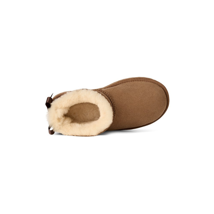 Ugg Ultra Mini Bailey Bow Chestnut - Stivaletti Bambina