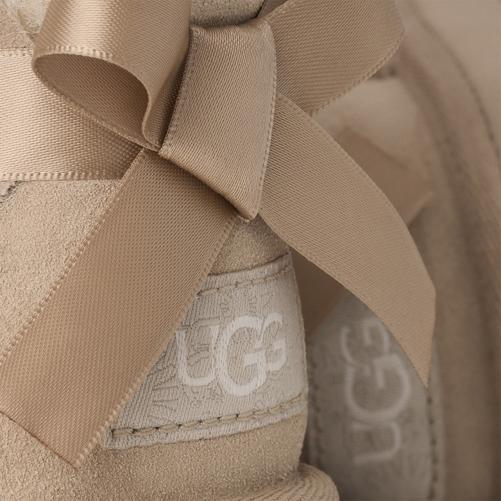 Ugg Ultra Mini Bailey Bow Sand - Stivaletti Bambina