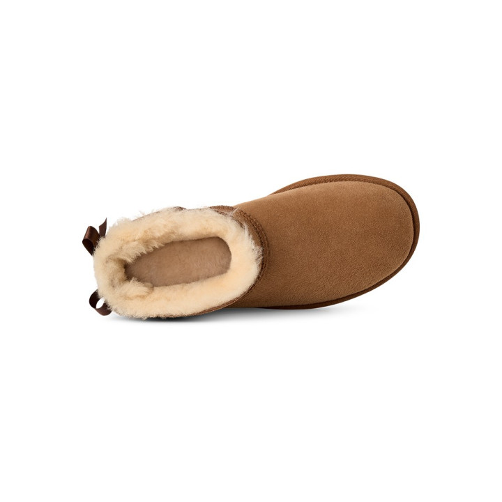 Ugg Ultra Mini Bailey Bow Chestnut - Stivaletti Donna