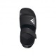ADIDAS Adilette Gs Nero Bianco - Sandalo Bambino