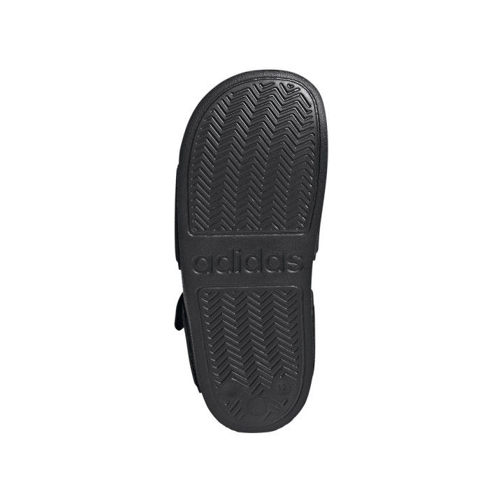 ADIDAS Adilette Gs Nero Bianco - Sandalo Bambino